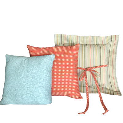 Jungle Scribbles Cotton Throw Pillow