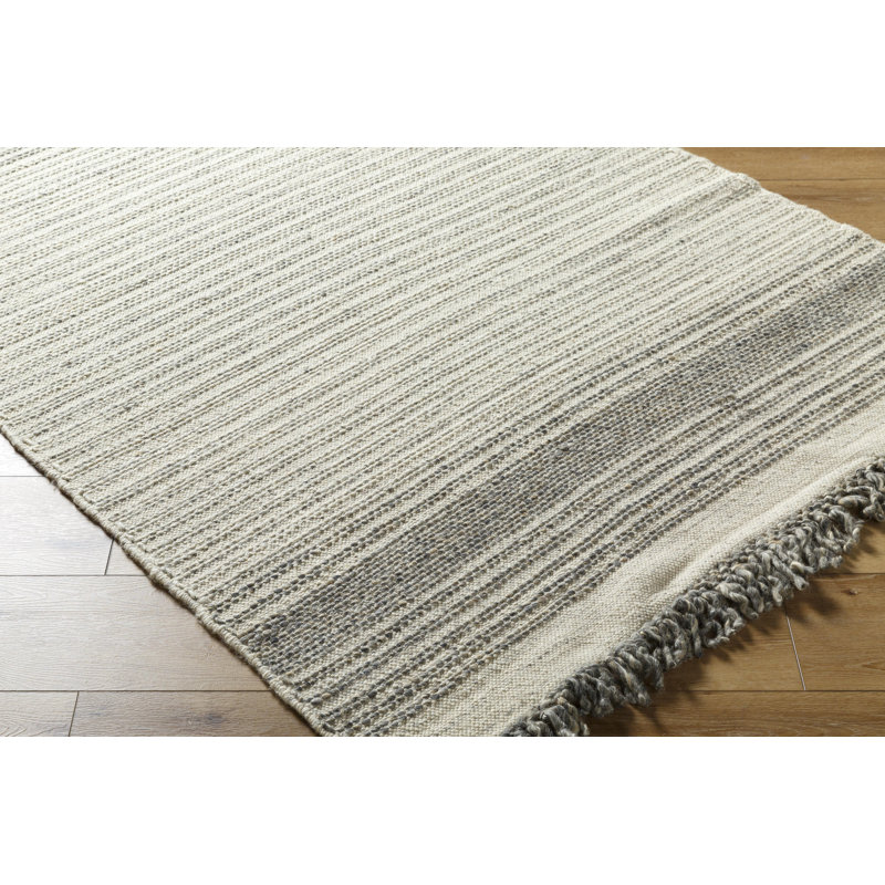 Sukie Flatweave Wool Striped Area Rug, Rectangle 2' x 3'