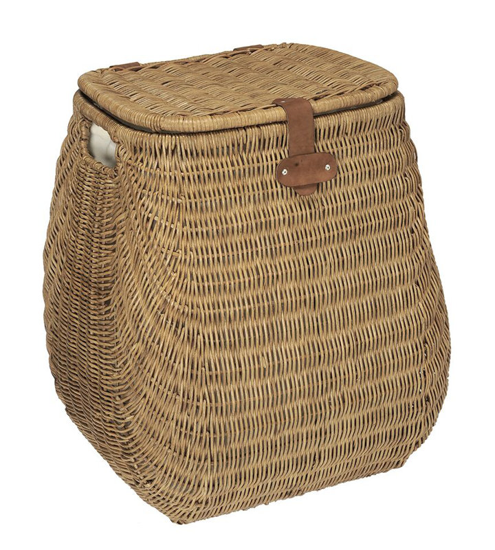 Panier à linge en osier