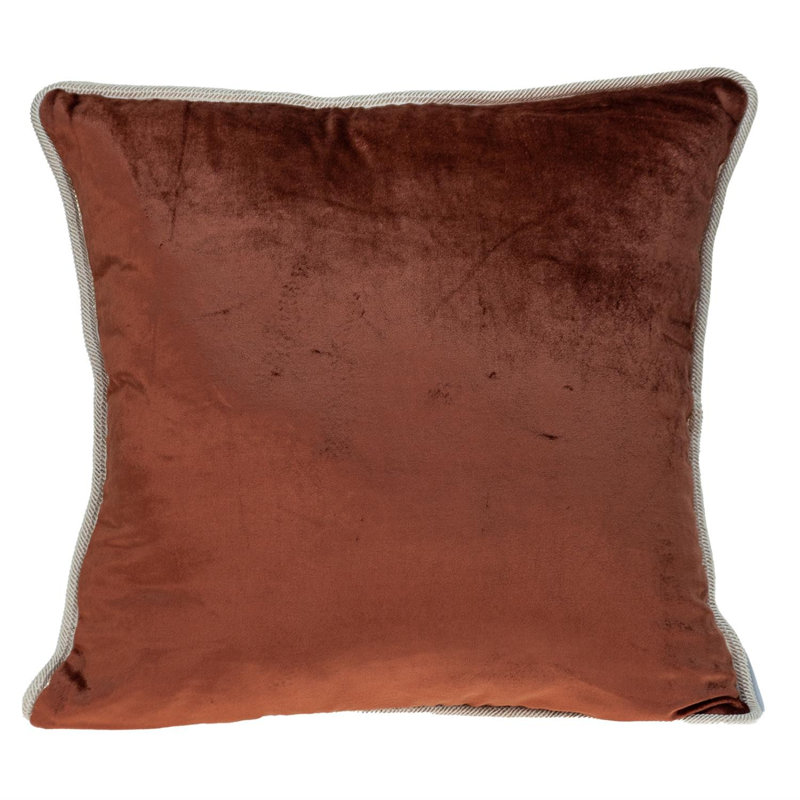 20" Gold Throw Pillow, Gold/Brown