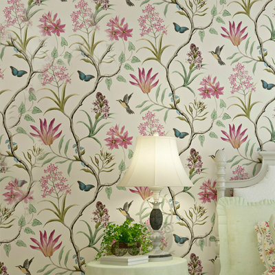 Papier peint floral Adriyanna