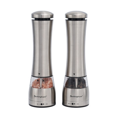 Buckingham Salt & Pepper Mill Set , Matt Finish 21.5 Cm