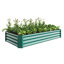 Lit de jardin surélevé pour l'extérieur, pot de fleurs rectangulaire en métal pour plantes, légumes et fleurs-908472296