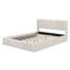 Lit plateforme à oreilles, cadre de lit tapissier pour chambre à coucher, chambre d'amis, appartement-1723233042-1723233260