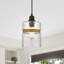 Luminaire suspendu cylindrique 1 lumière