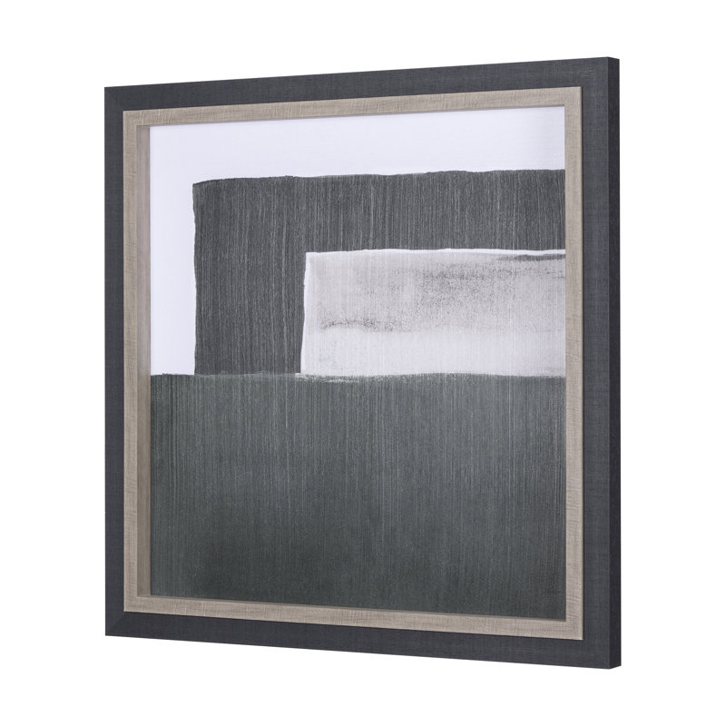 Blocks a Hand Embelished Textured Framed Art Print, Blocks II