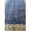 Tapis unique 9 pi 2 po x 13 pi 5 po Arabesque Arabesque en bleu / or / noir / ivoire