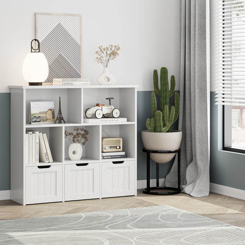 Kalb 39.4"W x 35.4'' H Toy Box and Organizer, White