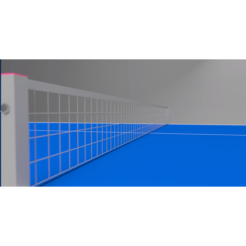 Butterfly Park Blue Outdoor Table Tennis Table with Galvanized Steel Frame