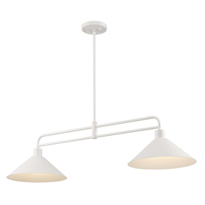 Luminaire suspendu industriel Fayra, Blanc