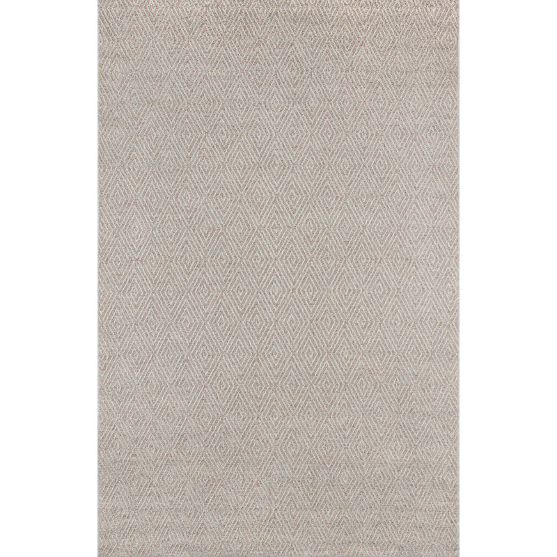 Tapis gris à motif géométrique Arni, Tapis de couloir 2 pi x 10 pi