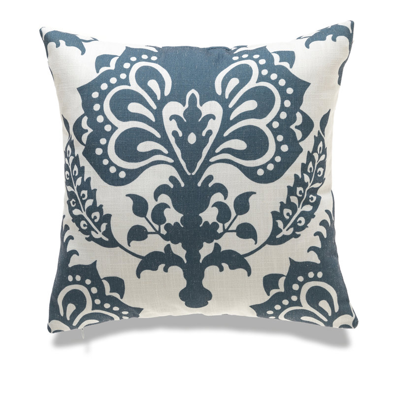 Coussin Vienna, Marine, Polyester / bourre de polyester