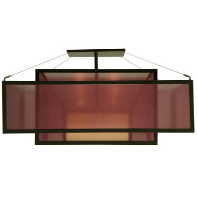 Gitane Fabric Semi Flush Mount