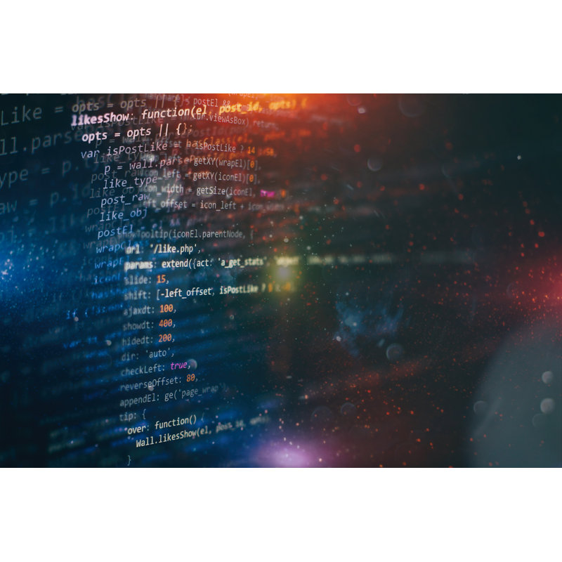 Software Programming Work Time by Maximusnd - Wrapped Canvas Print, 30cm H x 46cm W