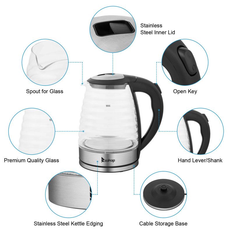 Winado Electric Tea Kettle, 1.58