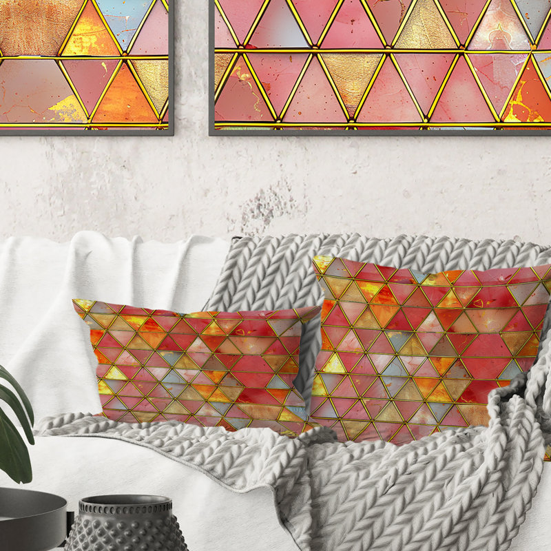 Coussin Bubblegum Triangle Glam II - Glam