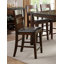 Ensemble de chaises de hauteur comptoir en bois 2 pièces