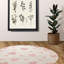 Tapis tressé à motifs de cœur tendre-106464003