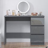 Warren 3 Drawer Dressing Table Study Desk - Modern No-Handle Design
