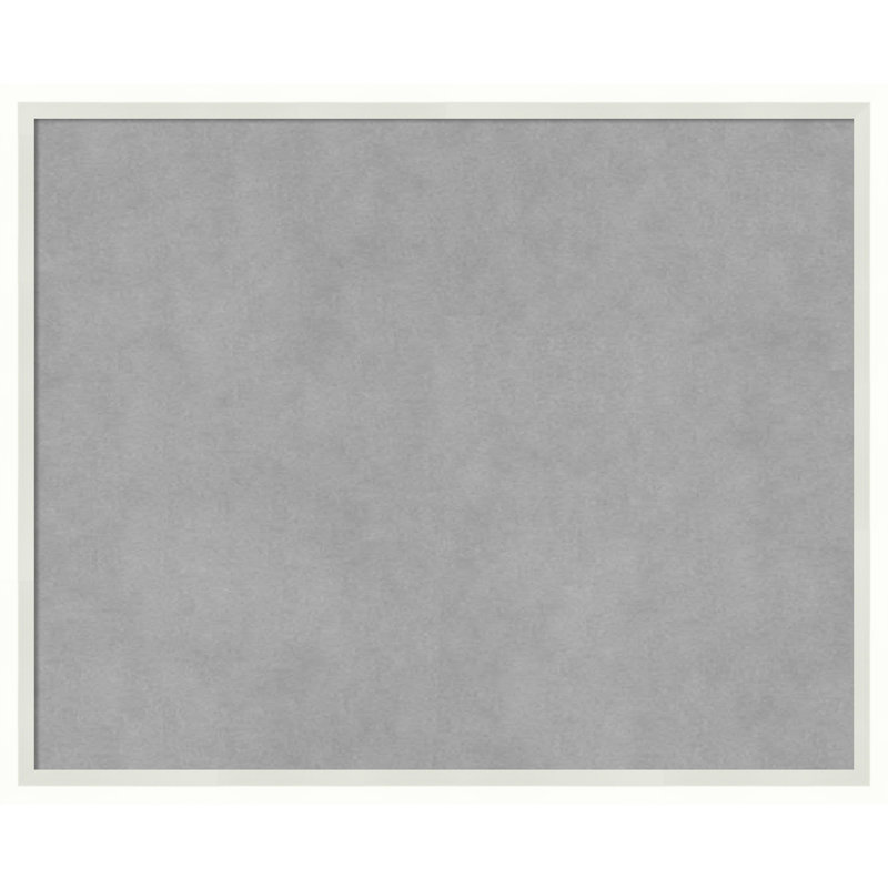Tableau magnétique encadré blanc Lucie, H 17 po x l 21 po