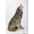 LARGE WOLF STATUE