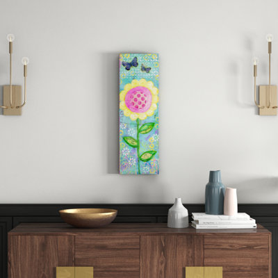Happy Today 1 Piece Wrapped Canvas Wall Art