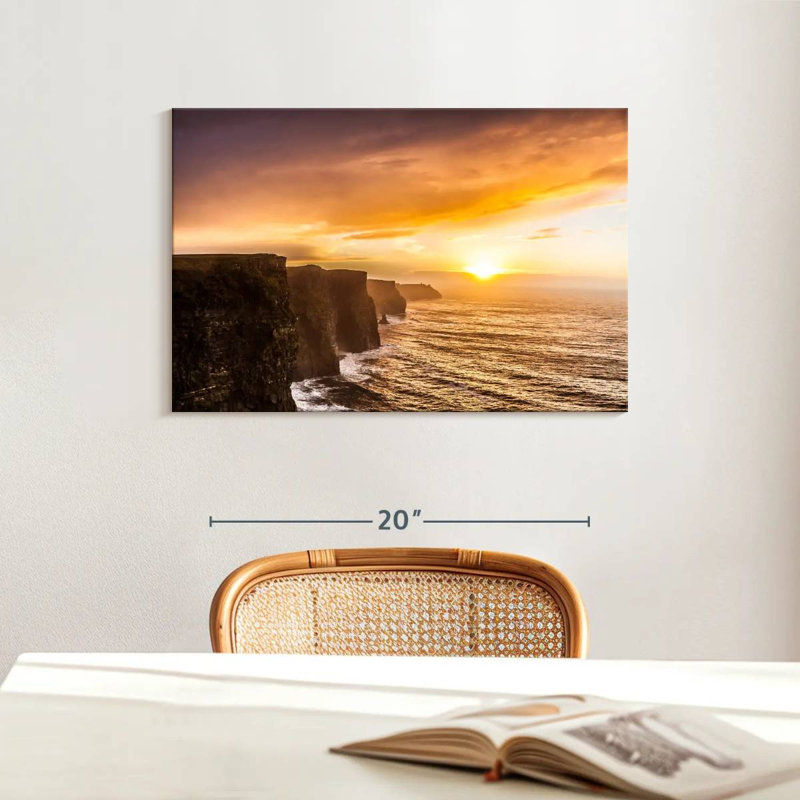 Nicci Cliffs Of Moher Horizon, 16" H x 24" W