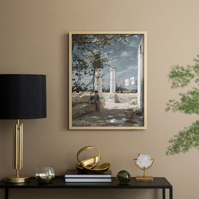 Vintage Landscape CXXI Framed Print - Solid Wood
