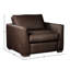 Fauteuil Mikyah CAL117 de 43 po en cuir véritable-98464186