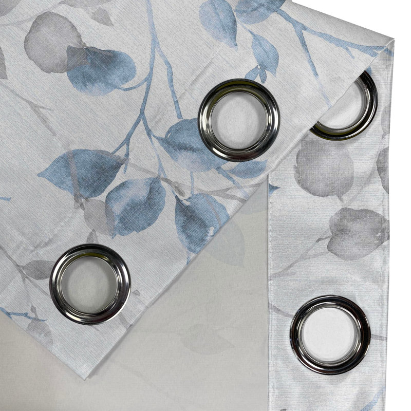Ruprecht Semi Sheer Curtain Pair, 50" W x 72" L