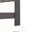 Full Upholstered Platform Bed Frame with Tufted Headboard and Solid Wood Slat Support, Dark Grey-1041940558