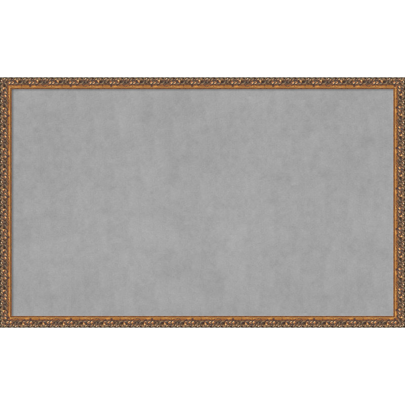 Tableau magnétique encadré bronze antique, 26" H x 42" W