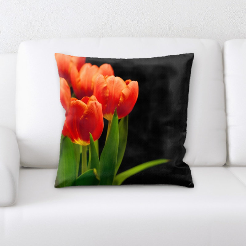 Coussin de tulipes