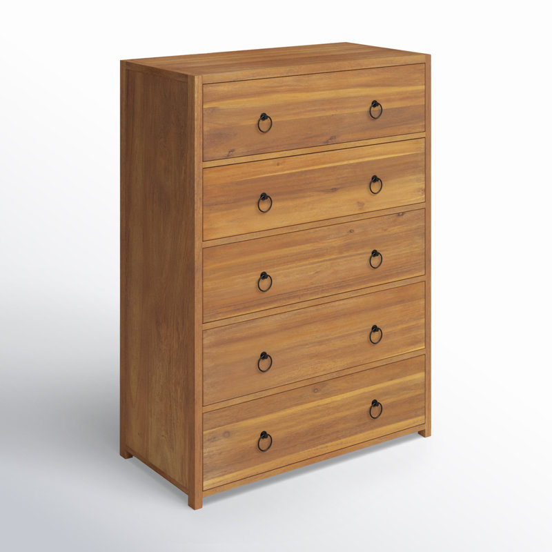 Lark 5 Drawer Dresser, Natural