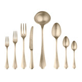 Dolce Vita Flatware Set - 43 Pieces - Stainless Steel