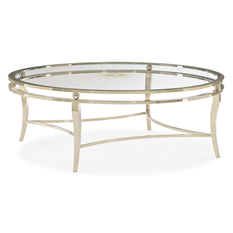 Caracole Classic Glass Top Coffee Table