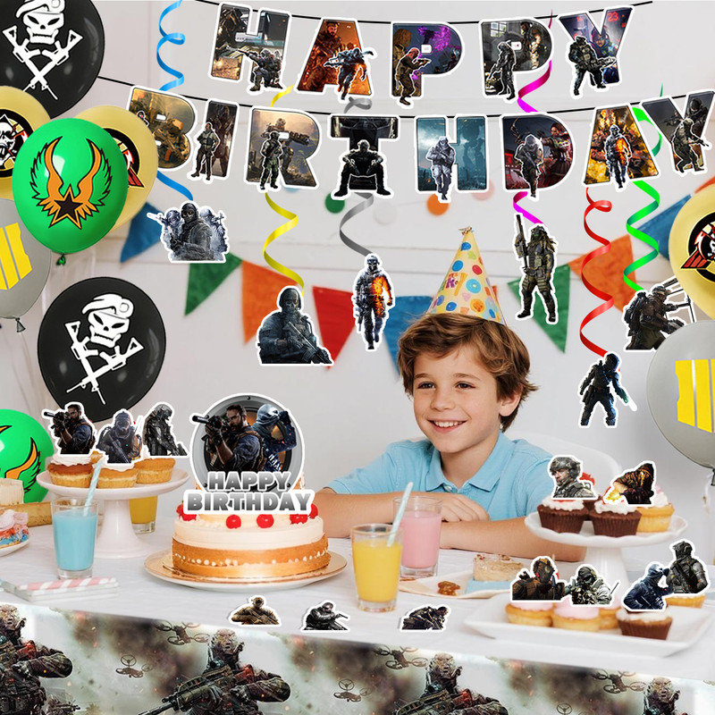 Articles de fête Call of Duty, décorations d'anniversaire Call of Duty