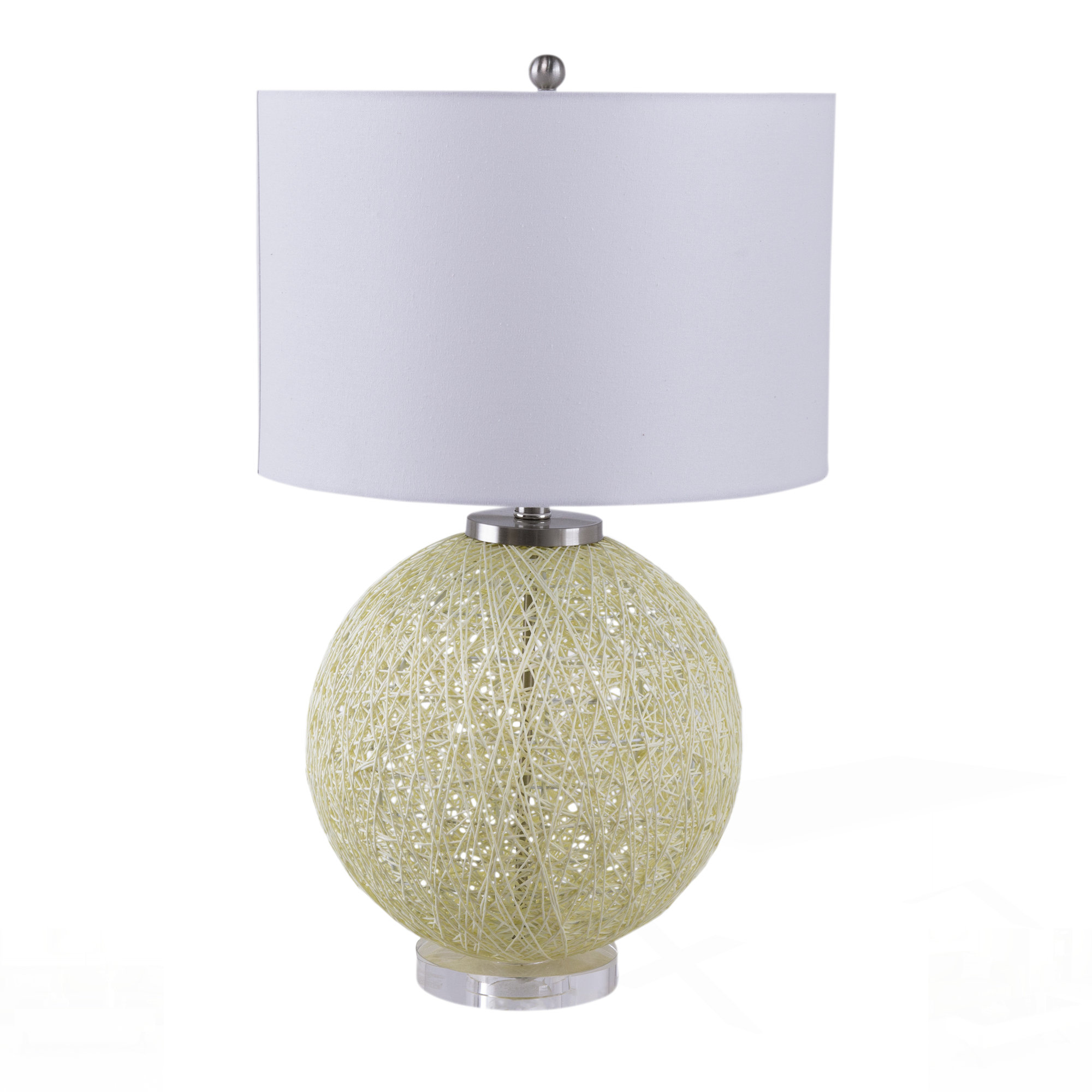 Photo inspiration: Latitude Run Table Lamp With Beige Paper Shade Perfect For Photo Inspiration