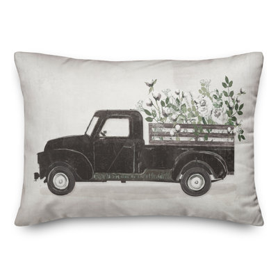 Housse de coussin rectangulaire en polyester 