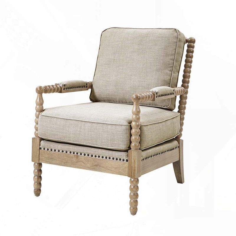Fauteuil d'appoint l 32 po, Gris clair