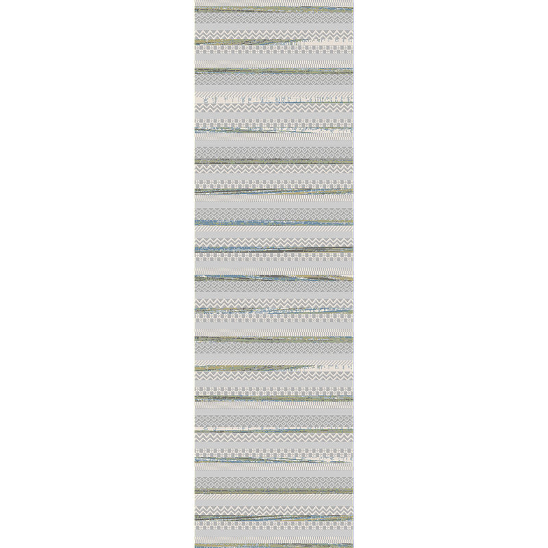 Tapis gris Mcmullan, Tapis de couloir 2 pi 2 po x 7 pi 7 po