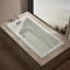 Tea-for-Two 72" x 36" Drop-in/Undermount Whirlpool Bath-1810955742