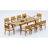 Travota Outdoor - Piece Teak Dining Set