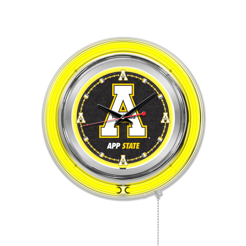 Horloge murale 15 po NCAA, Appalachian State