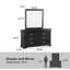 Ensemble commode et miroir 2 pièces Emelinda-243381836