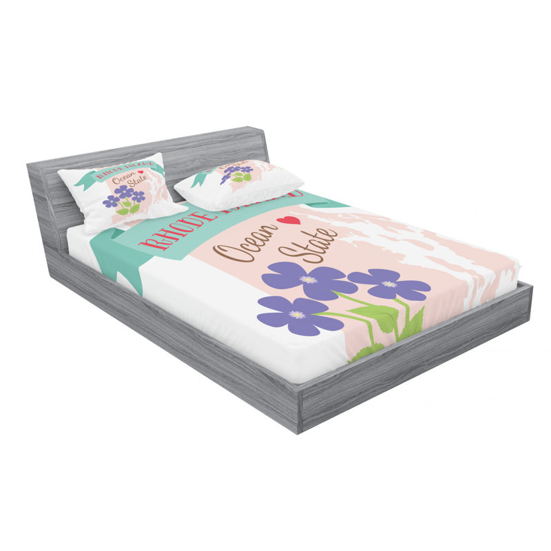 Microfiber Sheet Set, Queen Sheet Set + Fitted Sheet + 1 Pillowcases