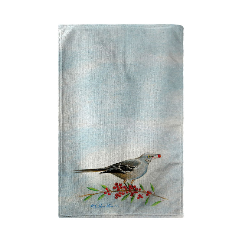 Serviette de plage mockingbird et baies Godeleine