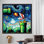 «Van Gogh Starry Night», impression sur toile moderne sur le thème du monde mario