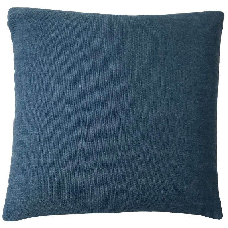 Reversible Throw Pillow, 20" x 20", Blue