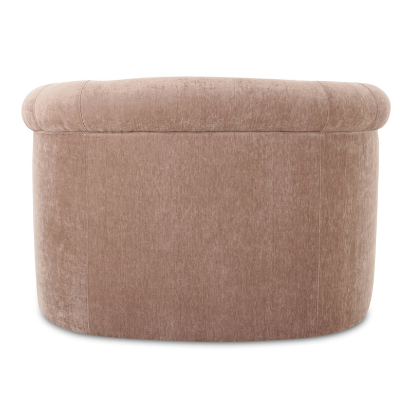Upholstered Armchair, Blush Performance Chenille